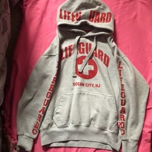 Hooded lifeguard sweatshirt